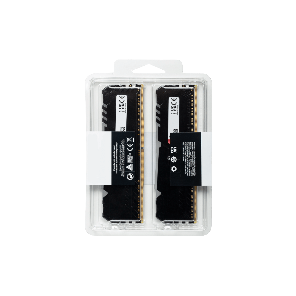 Kingston Fury Beast RGB 16GB (8GBx2) DDR4 3200MHz Desktop Memory - Vektra Computers LLC Kingston Fury Beast RGB 16GB (8GBx2) DDR4 3200MHz Desktop Memory - Vektra Computers LLC